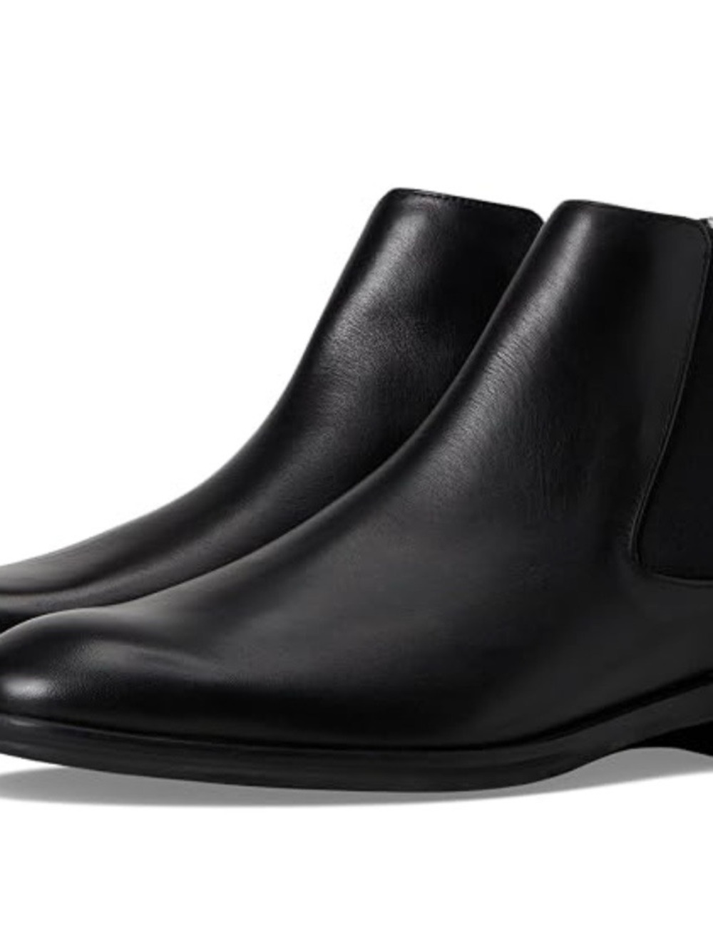 botas Chelsea de cuero negro de Kenneth Cole New York size 10w